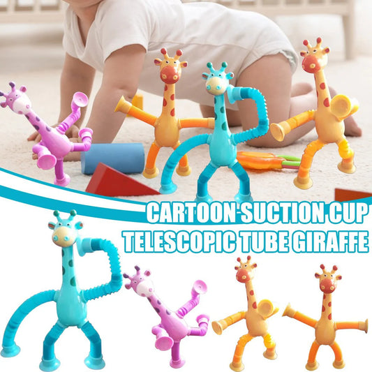 Giraffe Tubes Sensory Fidget Toy – Fun, Stretchable Spring Toy for Stress Relief, Perfect Birthday Gift and Party Favor