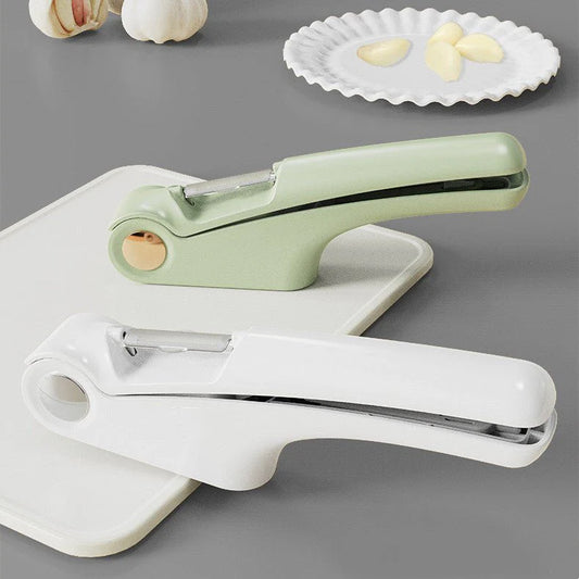 Manual Garlic Press – Efficient Household Kitchen Gadget for Effortlessly Crushing Garlic Cloves, Perfect for Cooking and Meal Preparation