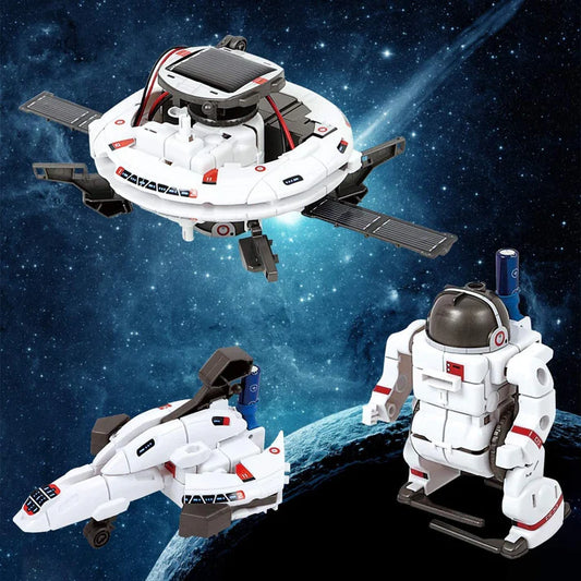 Solar Robot Toys – Educational, Scientific Fantasy Toy for Children, Encourages Learning through Solar Power and Creative Play