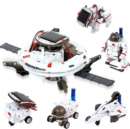 Solar Robot Toys – Educational, Scientific Fantasy Toy for Children, Encourages Learning through Solar Power and Creative Play